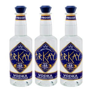 Deal 3 Bottles Zero Proof Vodka Alternative 33.3 FL OZ / 1 Liter